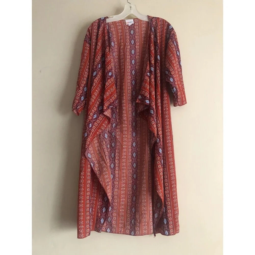 Women’s LuLaRoe Beach cover up Open Front Kimono Duster